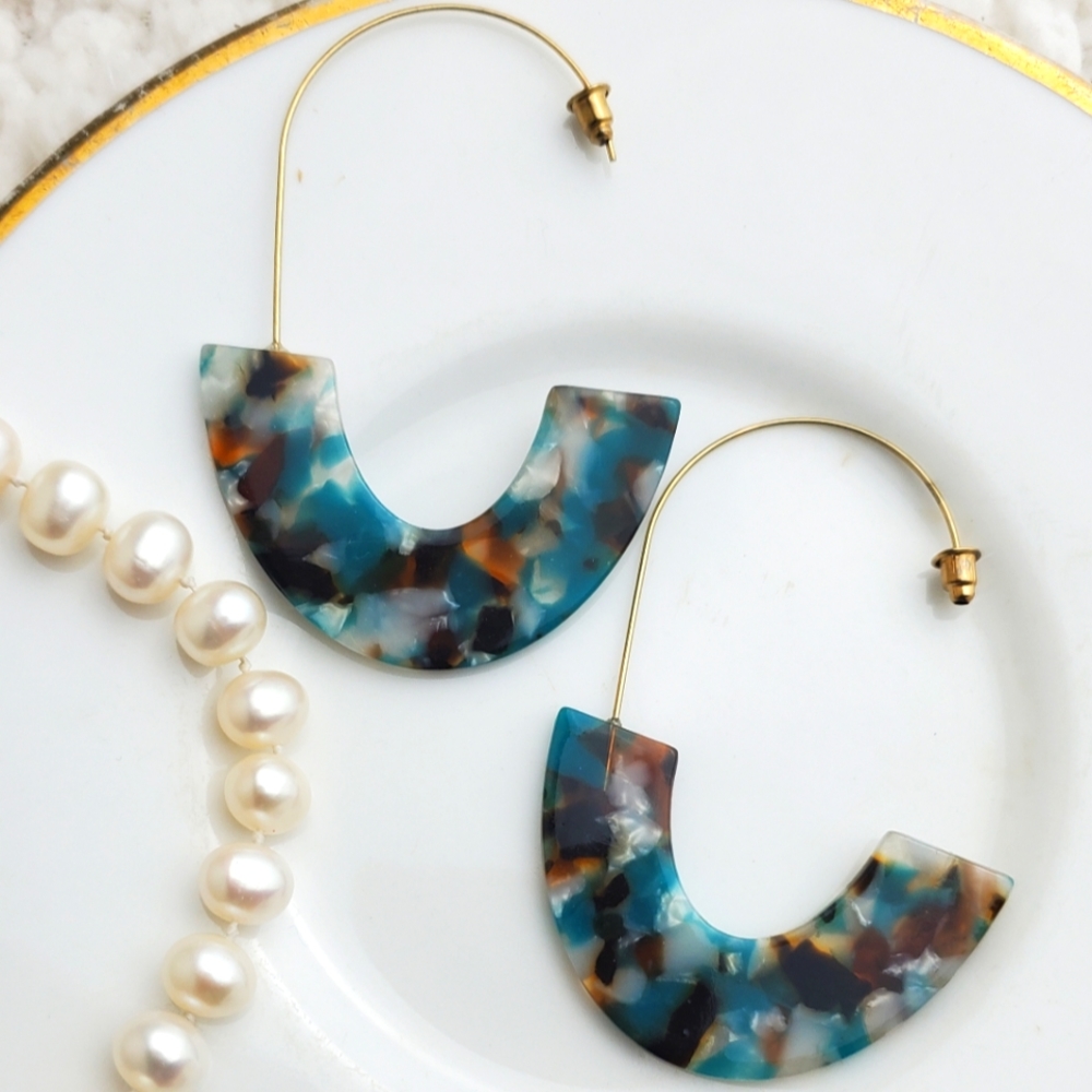 💫5/$25 Boho Acrylic Abstract Earrings